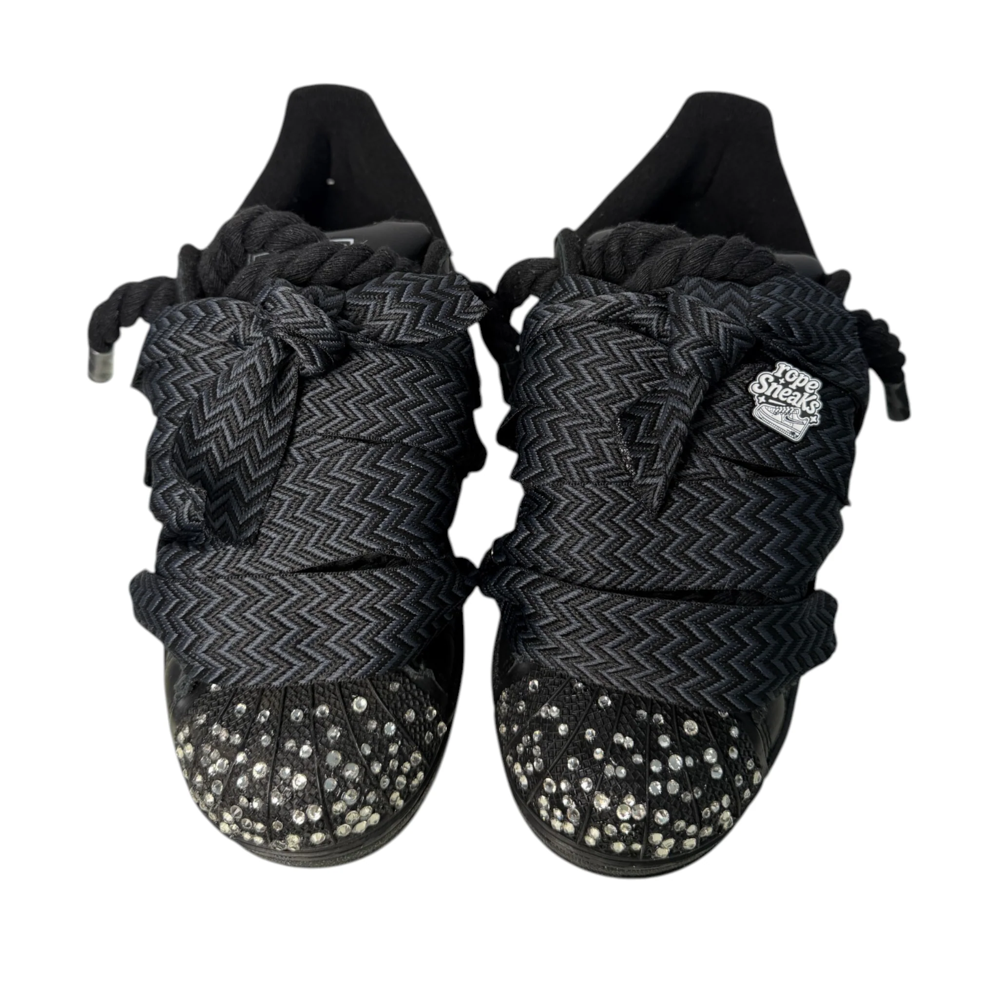 Adidas Superstar Custom Lamine Yamal Pearl Glow alb, vedere frontală