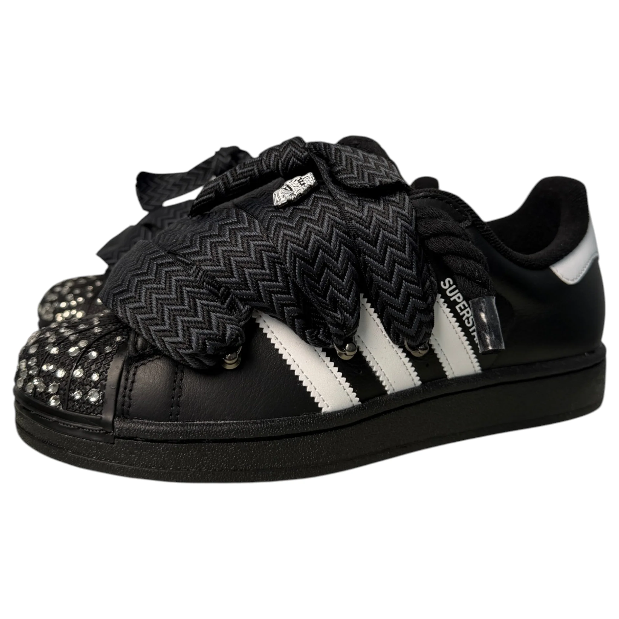 Adidas Superstar Custom Lamine Yamal Pearl Glow negru